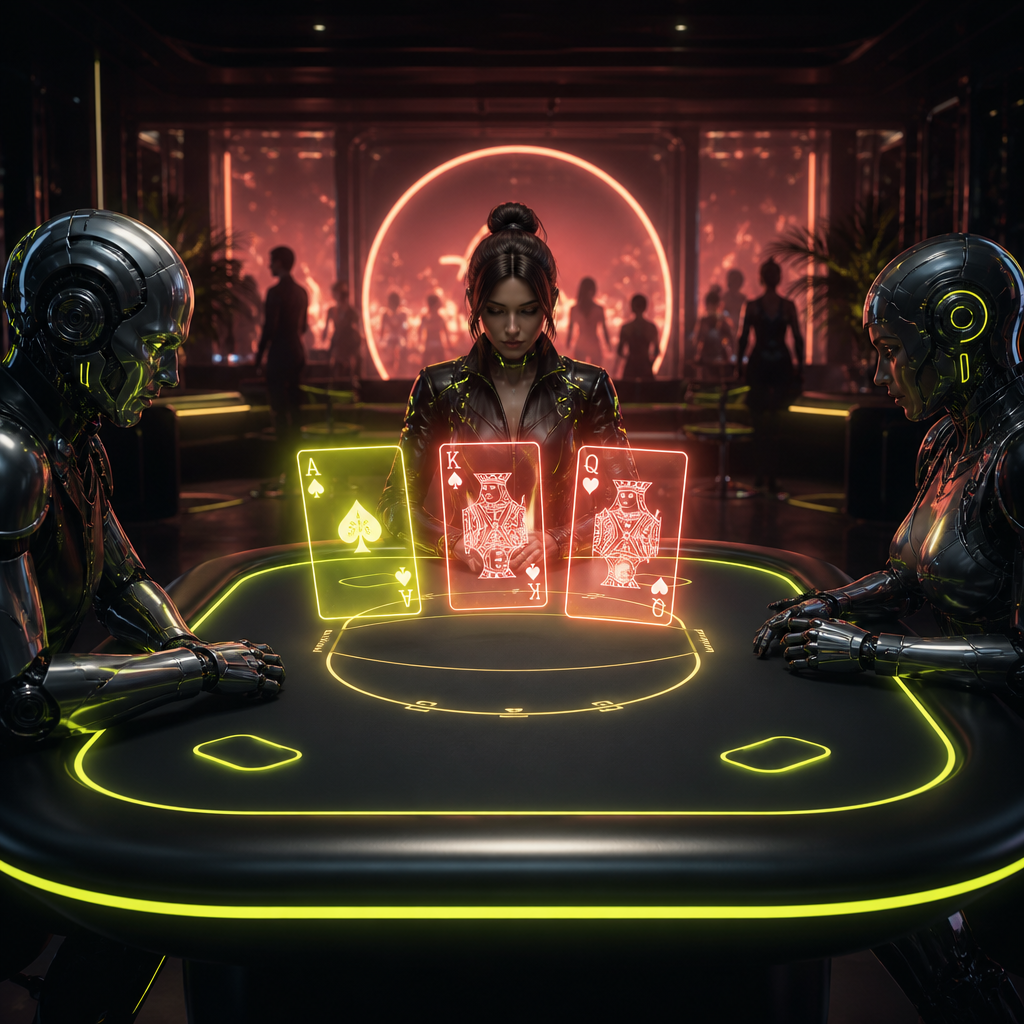 Midnight Signal Hold social card table artwork